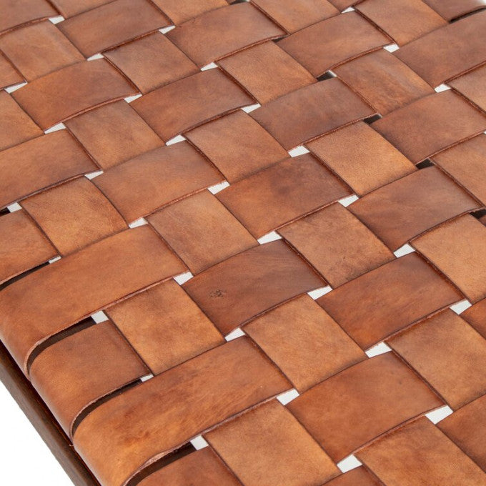 Einar Woven Leather Bench Saddle