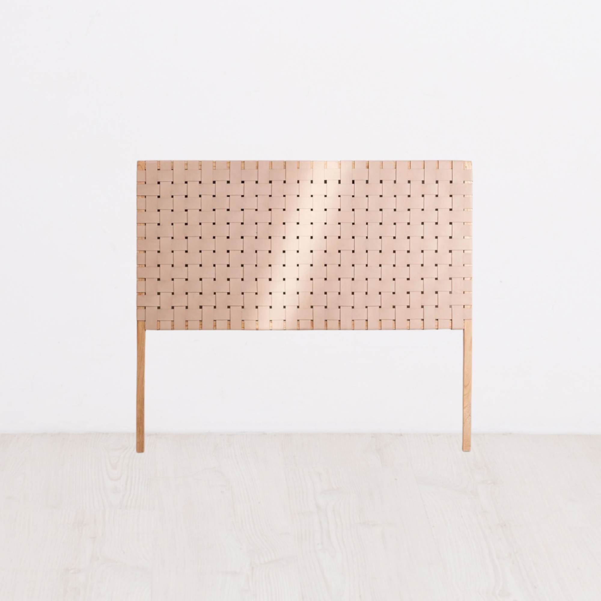 Detail of aged patina on full-grain vegetable-tanned leather