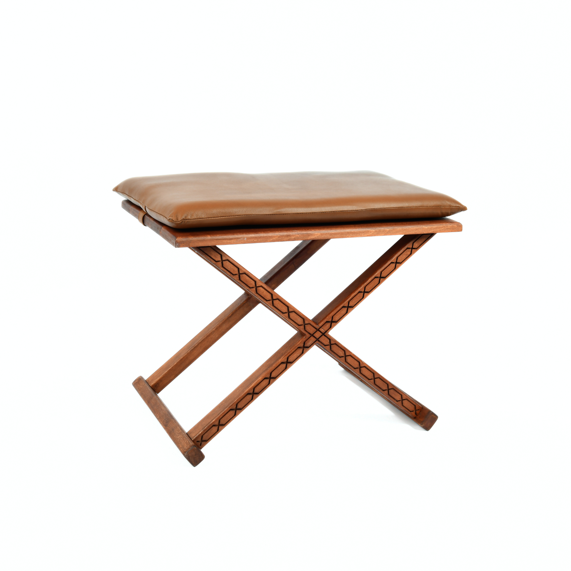 Handcrafted Mid Century-Modern X Stool & Coffee Table The Versatile 2-in-1 Solution