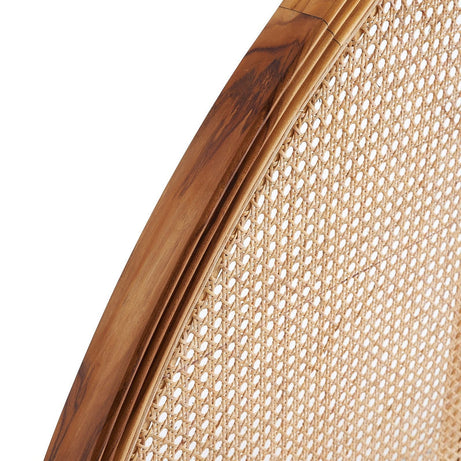 Woven Rattan Headboard, Natural Beauty & Sustainable Style.