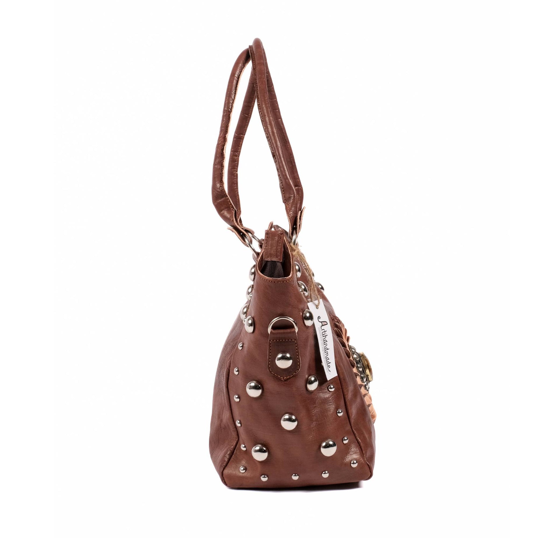 The Sun Leather Tote Bag Brown