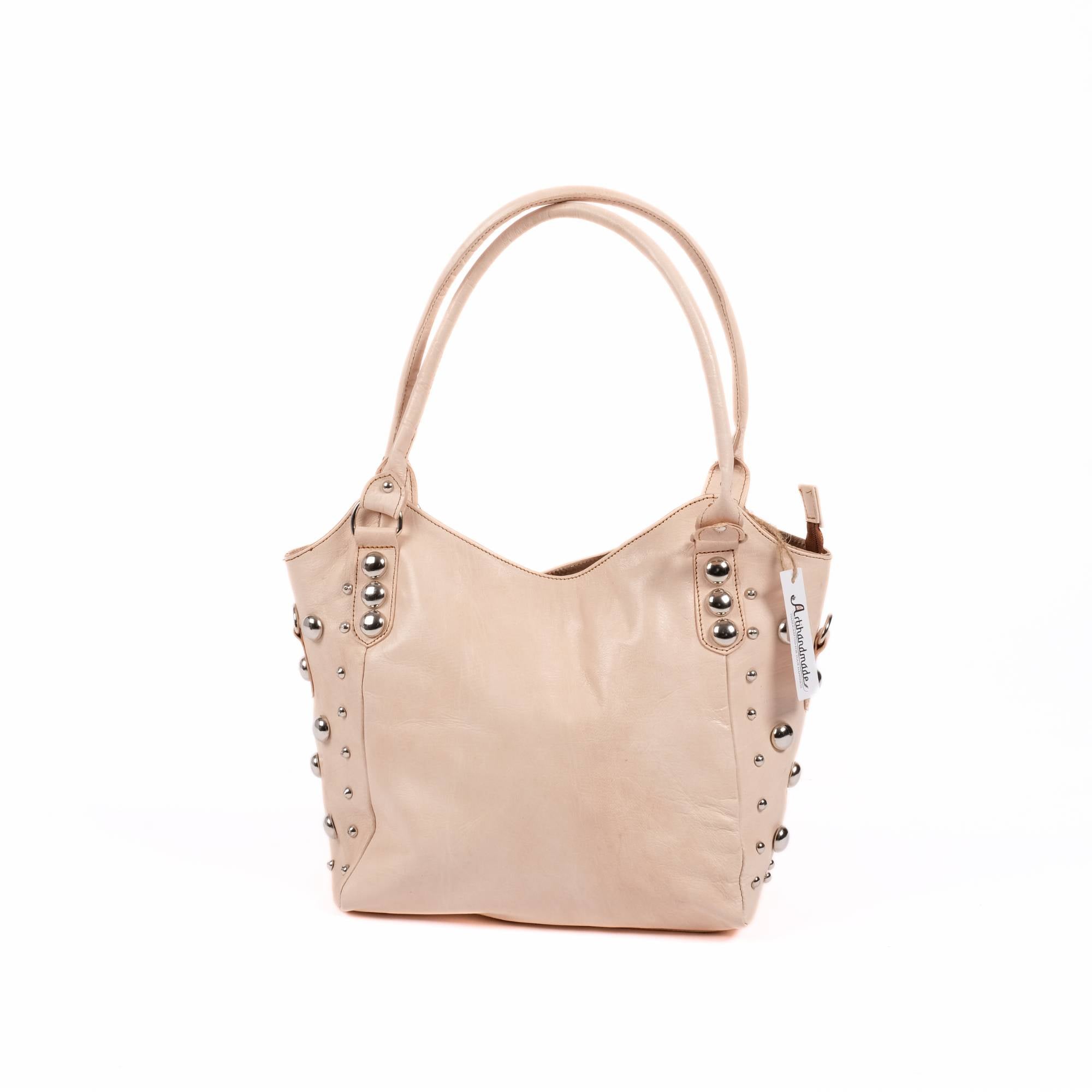 The Sun Leather Tote Bag - Natural