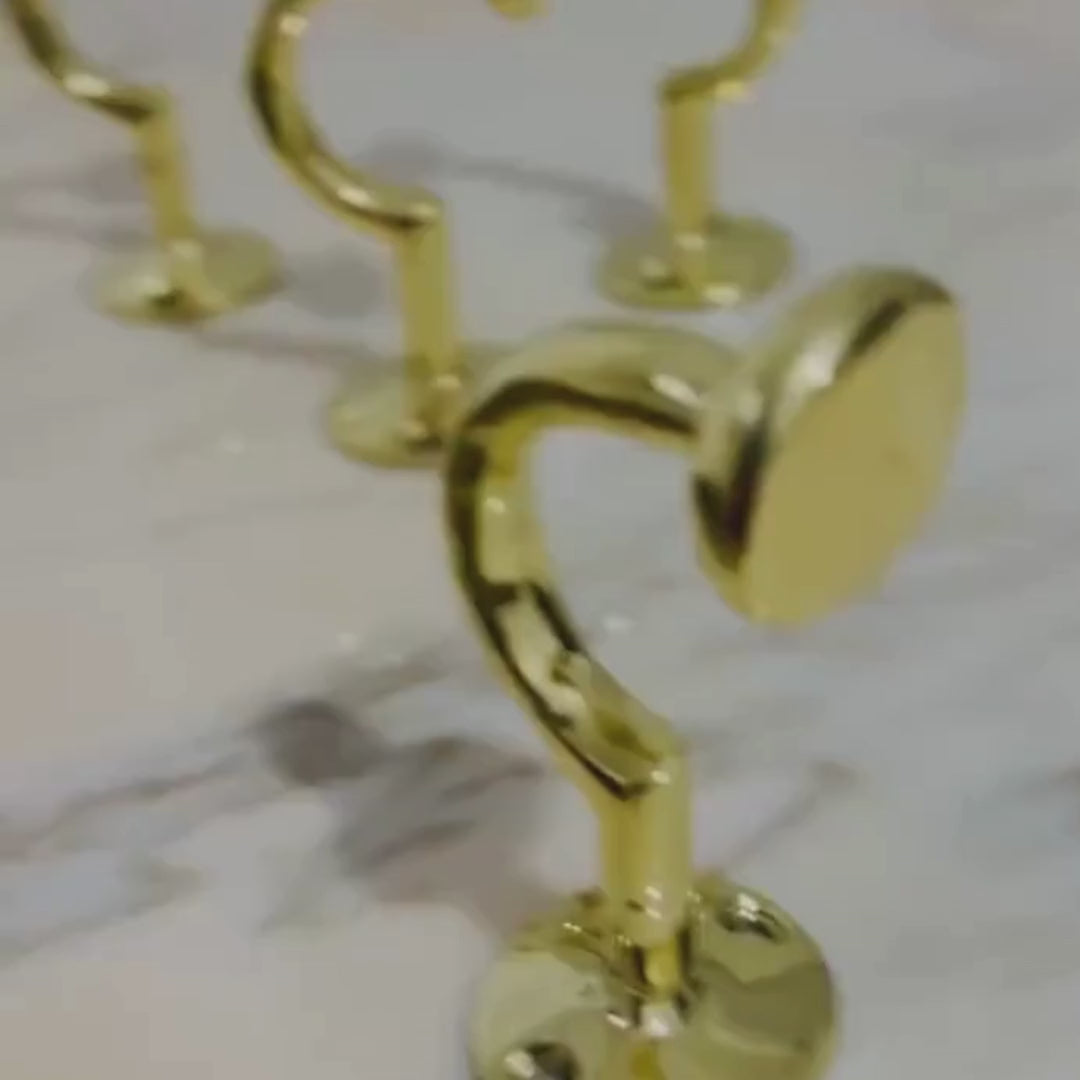 Brass hooks video