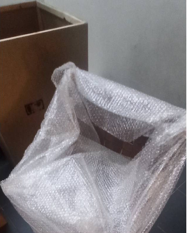 Leather Woven Strap Counter Stool - Natural Teak Wood With Beige Leather