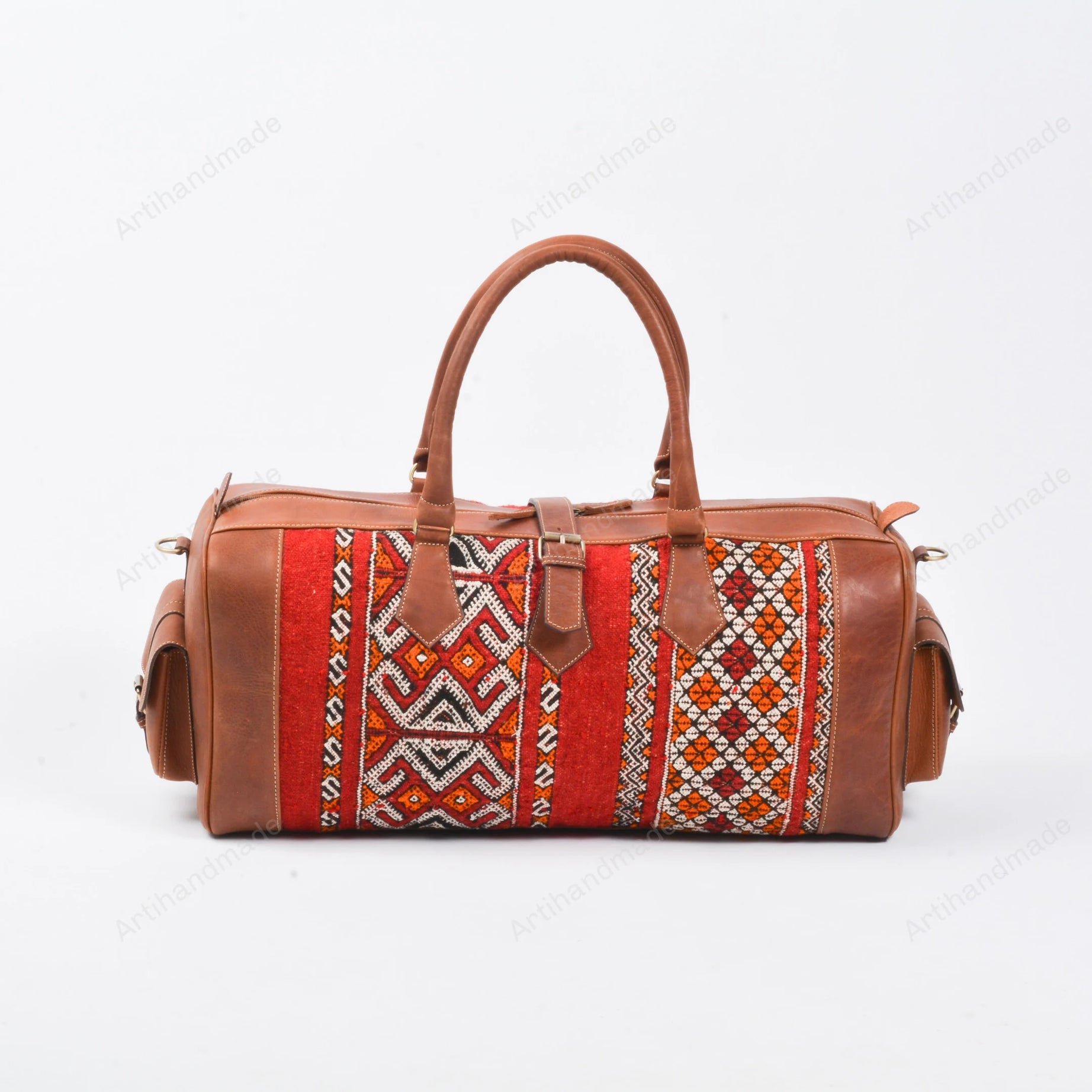 Duffel Kilim Travel Bag - Brown